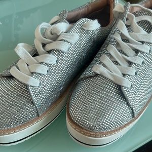 Chelsea Violet Insta Rhinestone Embellished Lace-Up Platform Oxfords